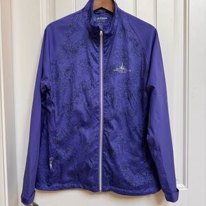 Sunice Nicklaus North Whistler Purple Floral Lightweight Windbreaker Jacket. XL